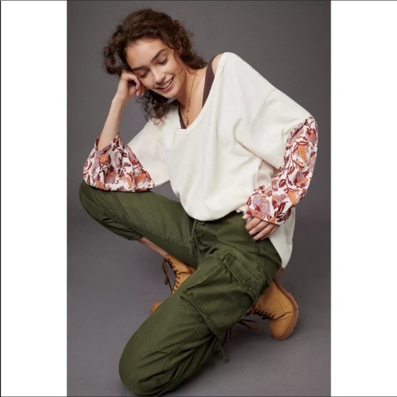 Anthropologie Tops - NWT Anthropologie Annette Top Long Sleeve Blouse Women’s Size Large